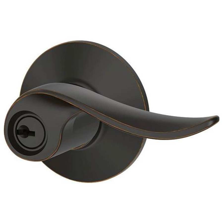 Schlage Sacramento Right Handed Single Cylinder Keyed Entry Storeroom Door Lever Set