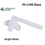 Truth 25 Series Cam Lock 1-1/2 Handle IN-LINE Base RH , Bright White