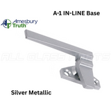 Truth 25 Series Cam Lock Handle A-1 IN-LINE Base LH ,Silver Metallic