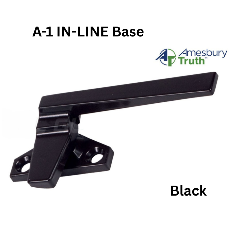 Truth 25 Series Cam Lock Handle A-1 IN-LINE Base RH ,Black