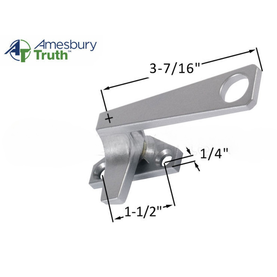 Truth 25 Series 1 1/2 IN-LINE Base Pole Operated RH , White