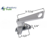 Truth 25 Series 1 1/2 IN-LINE Base Pole Operated RH , White