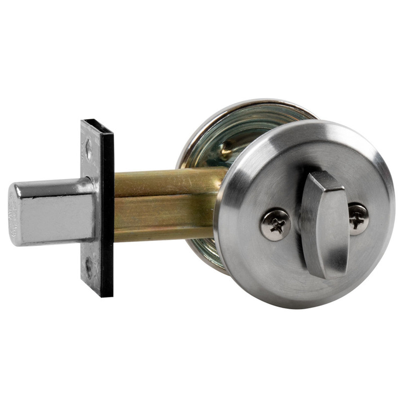 Accentra (Yale) D242 Blank Plate x Thumbturn Grade 2 Deadbolt, 2-3/4" Backset, 2-1/4" X 1" Face