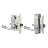 Accentra 8801FL Grade 1 Passage or Closet Mortise Lock, Monroe Lever