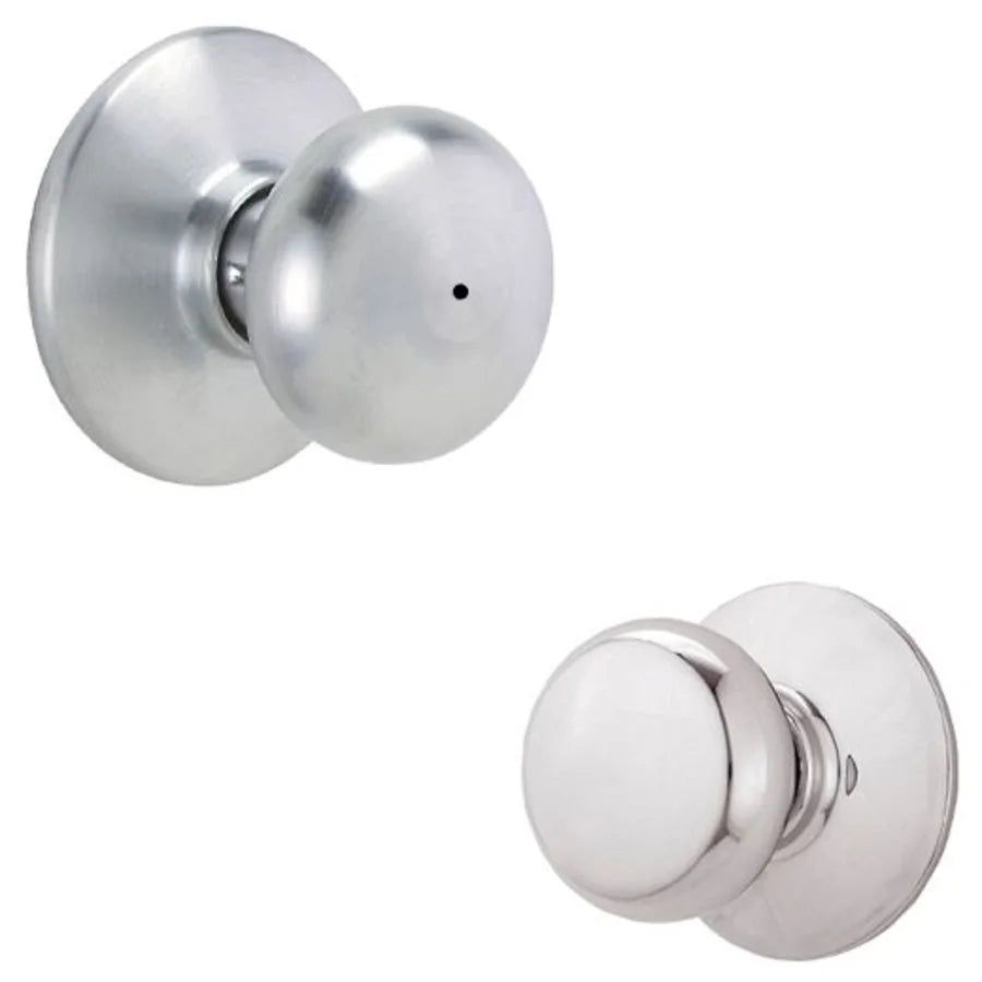 Schlage Residential F40 - Privacy Lock - Plymouth Knob, 16080 Latch and 10027 Strike - Kinsler Rose