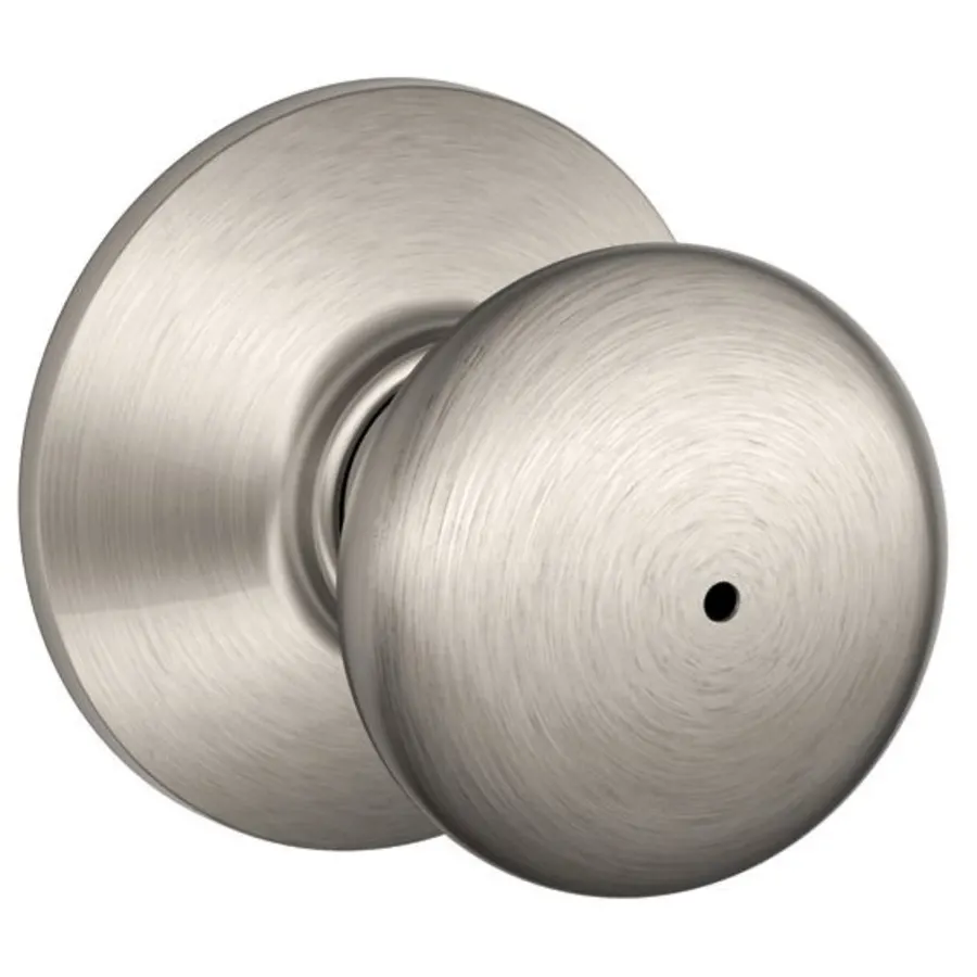 Schlage Residential F40 - Privacy Lock - Plymouth Knob, 16080 Latch and 10027 Strike - Kinsler Rose