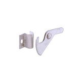 Non-Handed Economy Swing Latch & Strike For Sliding Screen Door - Aluminum