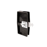 Non-Handed Plastic Latch & Pull Handle Set With Security Lock - Black