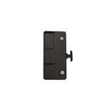 Resiver Screen Door Handle, 3" Screw Holes, Reversible - Black