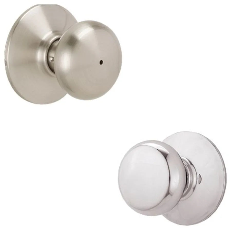 Schlage Residential F40 - Privacy Lock - Plymouth Knob, 16080 Latch and 10027 Strike - Kinsler Rose