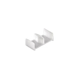 Shower Door Bottom Guide, 9/16 Opening - White