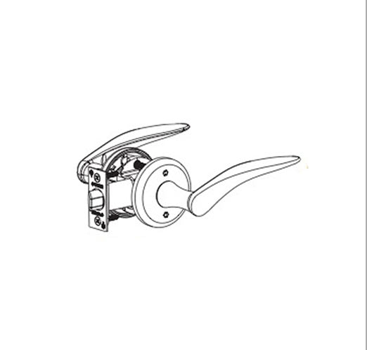 Hoppe Hbl Rodos Passage Handleset, 2-3/4 - Oil Rubbed Brass - 1948274 ***Discontinued***