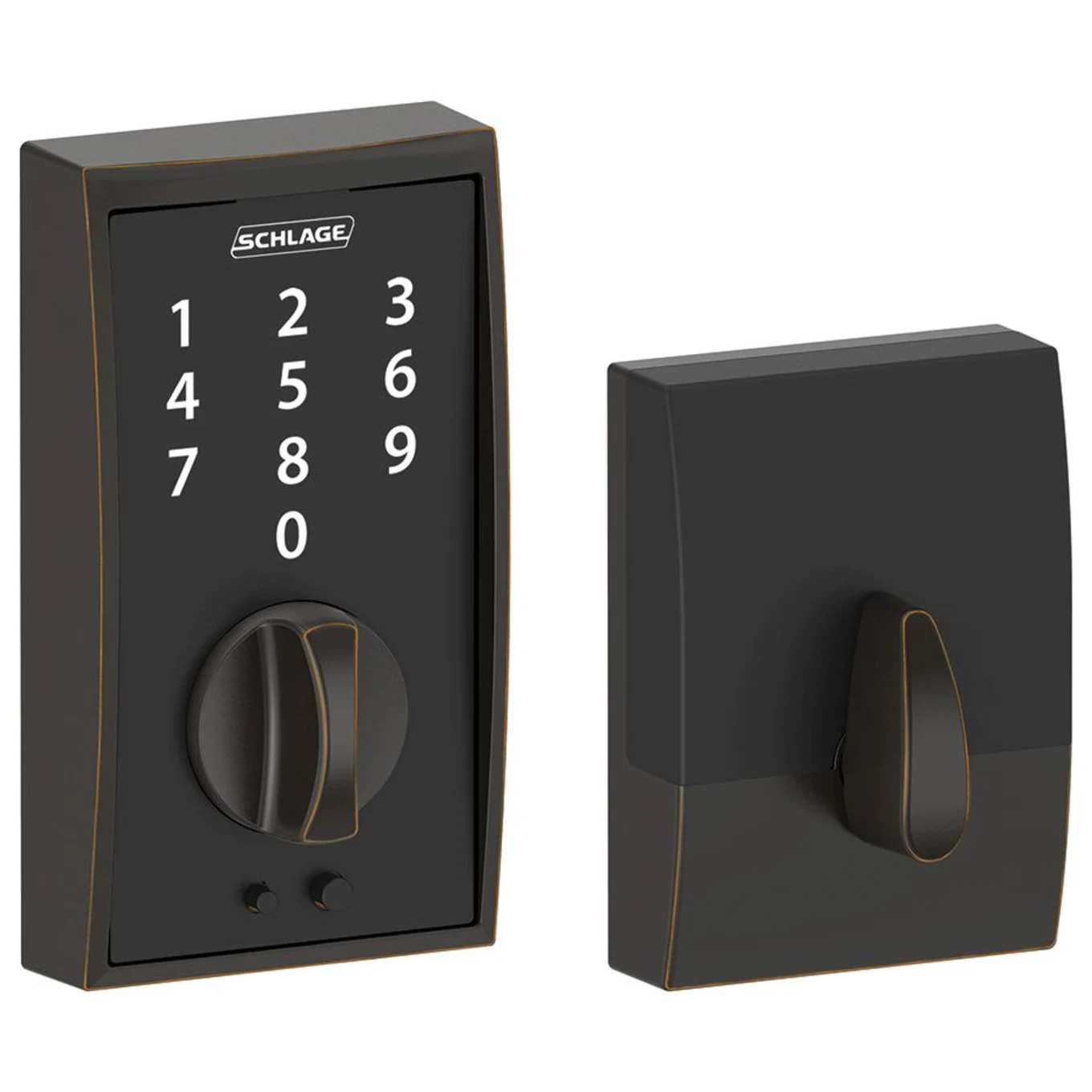 Schlage Residential BE375 - Century Touch Keyless Electronic Deadbolt