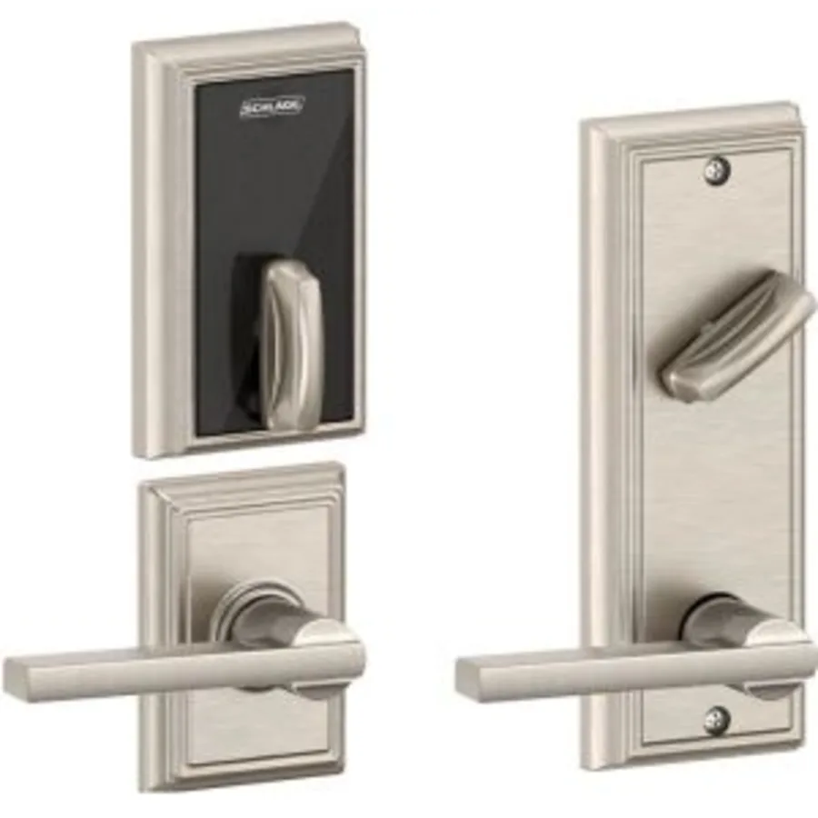 Schlage Addison Electronic Keyless Entry Interconnected Locks with Latitude Lever and Control Technology