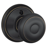 Schlage Residential F170 - Georgian Knob Half Dummy - Alden Rose