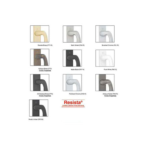 HOPPE HLS 9000 SLIDING DOOR HANDLE-SET, M574/2165N ACTIVE KEYED, Oil Rubbed Brass