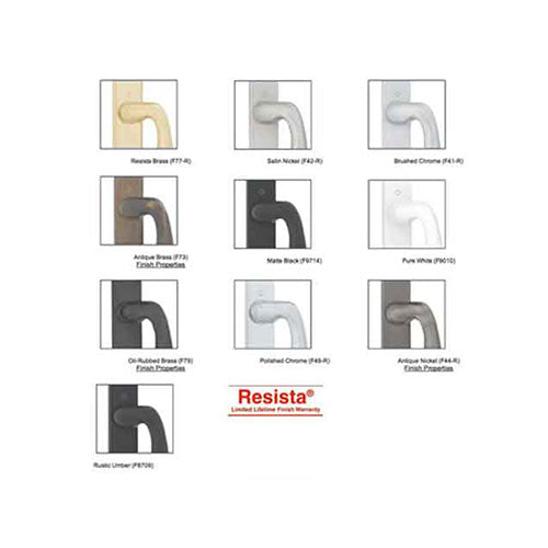 HOPPE HLS 9000 SLIDING DOOR HANDLE-SET, M574/2165N ACTIVE NON-KEYED, Oil Rubbed Brass