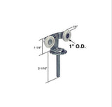 Wardrobe Roller, 1 Inch Tandem Wheel - 25478