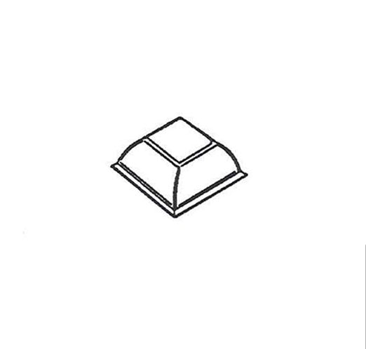 Bumper, 3/4 X 5/16 Projection, Adhesive Back - 25530