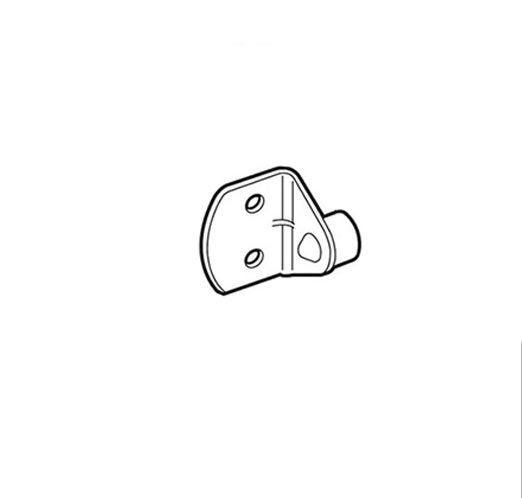 Bumper With Bracket - 5/8 Inch - Bi-Pass Wardrobe Closet Door - 25533