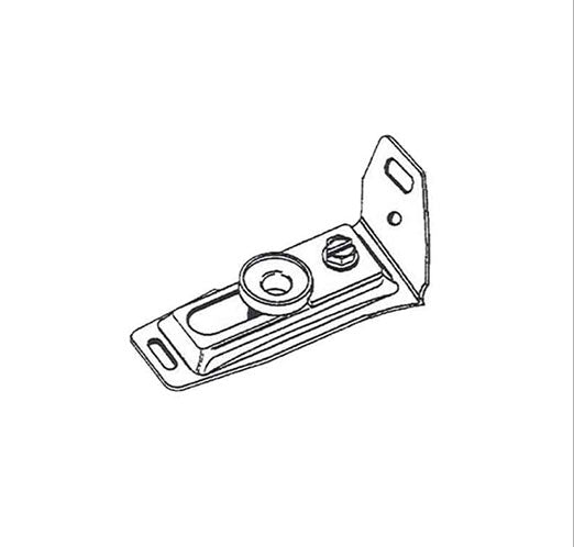 2-3/4" Wardrobe Door Bracket - 26021