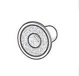 Knob 1-13/16 Plastic, Bi-Fold Door, Acme 318 - Ivory - 26212