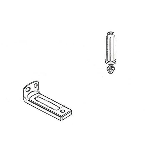 Pivot Bracket And Pin - Floor Mount - 27033