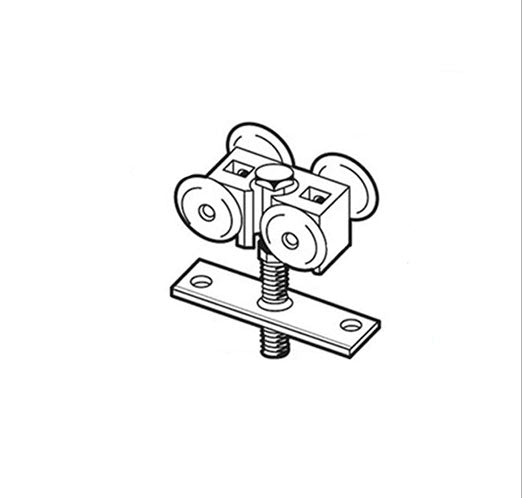 Multi-Fold Shutter Hanger, Short Bolt - 27059