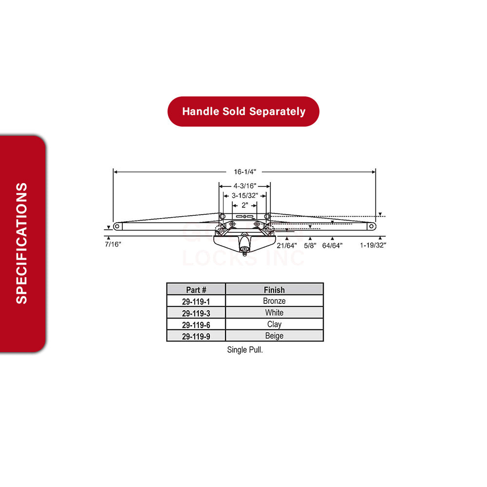 Truth Awning Operator 29-119-9