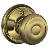 Schlage Residential F170 - Georgian Knob Half Dummy - Alden Rose