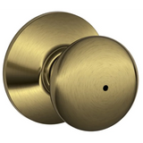 Schlage Residential F40 - Privacy Lock - Plymouth Knob, 16080 Latch and 10027 Strike - Kinsler Rose