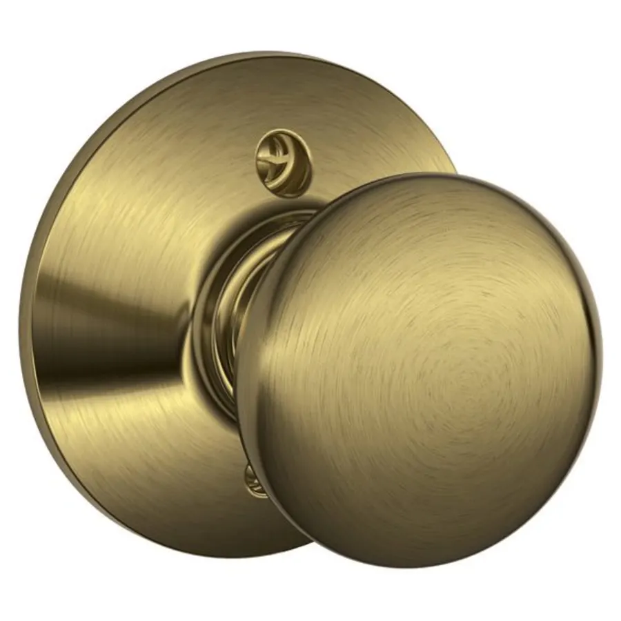 Schlage Residential F170 - Plymouth Knob Half Dummy-Kinsler Rose