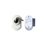 Deadbolt Only, Storm Door - White