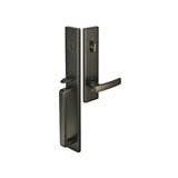 Emtek Lausanne Entrance Handleset - Brass Tubular