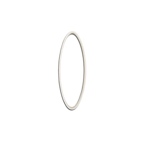 Therma-Tru 16" X 40" Oval Surround With Clear 1" Glass For Entry Doors