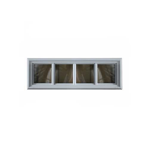 Glass & Frame 22" X 6" - 4 Lite