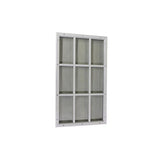 Therma-Tru 22 X 36 X 1/2 9-Lite Surround W/ Glass Door Lite