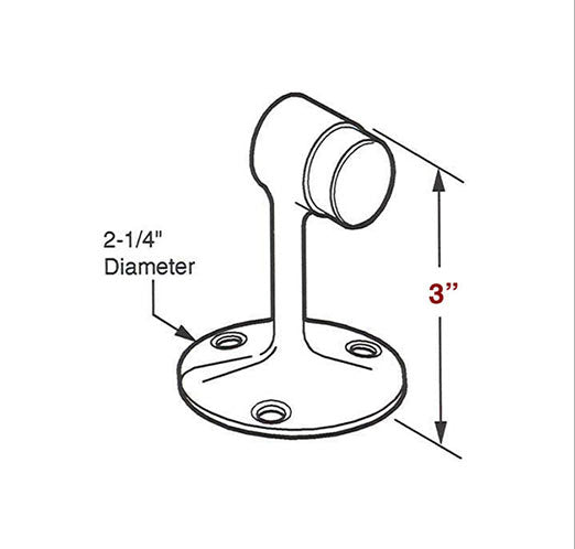 Floor Stop - 3 Inches Tall - 361329