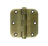 3.5 X 3.5 Inch, 5/8 Radius Corners, Residential Hinges, Steel - 363214