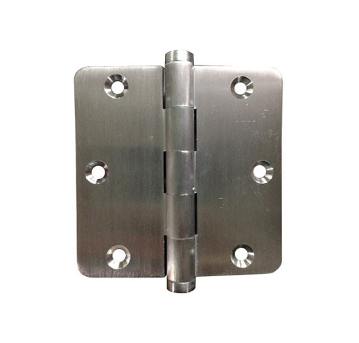 3.5 X 3.5 Inch, 1/4 Radius Corners, Solid Brass Hinges, Pairs - 363222