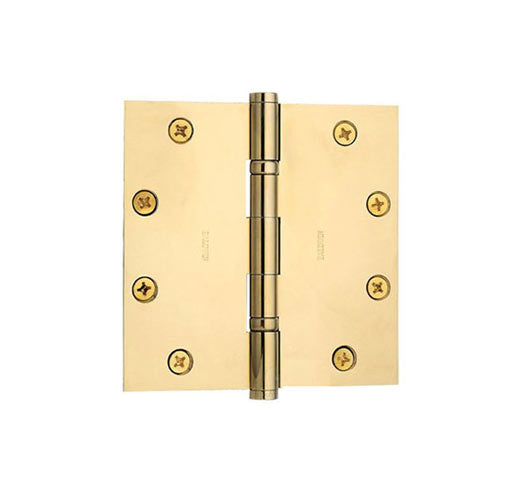 Baldwin 4.5" X 4.5" Ball Bearing Hinge - Square Corner - 363322-Pb