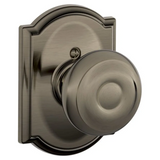 Schlage Residential F170 - Georgian Knob Half Dummy - Camelot Rose