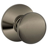 Schlage Residential F10 - Plymouth Knob Passage Lock with 16080 Latch and 10027 Strike- Kinsler Rose