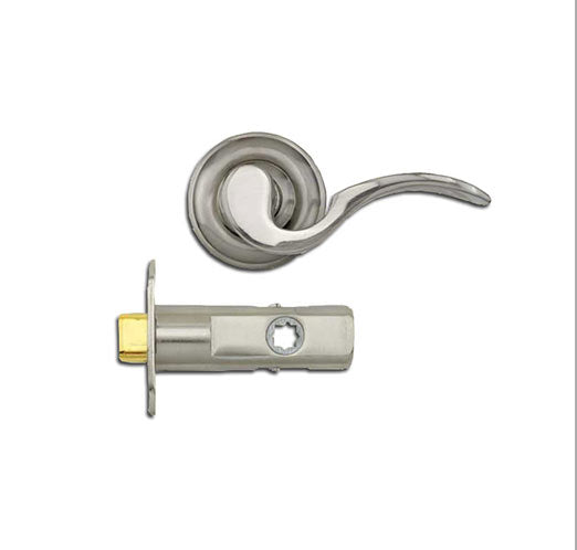 Curved Lever Passage Hardware Kit With 2 Inch Backset - 40504