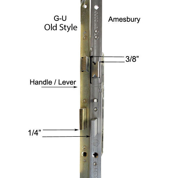 20MM ADJUSTABLE 45/92 SHOOTBOLT REPLACEMENT, DOORS 68"- 81.5" - STAINLESS STEEL