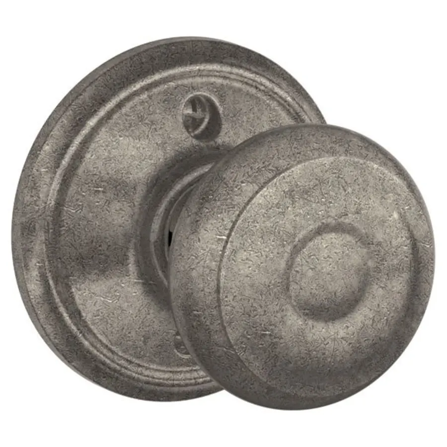 Schlage Residential F170 - Georgian Knob Half Dummy - Alden Rose