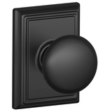 Schlage Residential F10 - Plymouth Knob Passage Lock with 16080 Latch and 10027 Strike - Addison Trim
