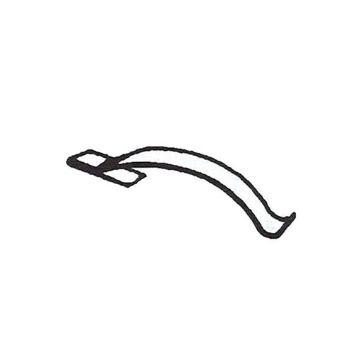 Tension Spring, Side Flat 3/16” X 2-1/2" - Mill
