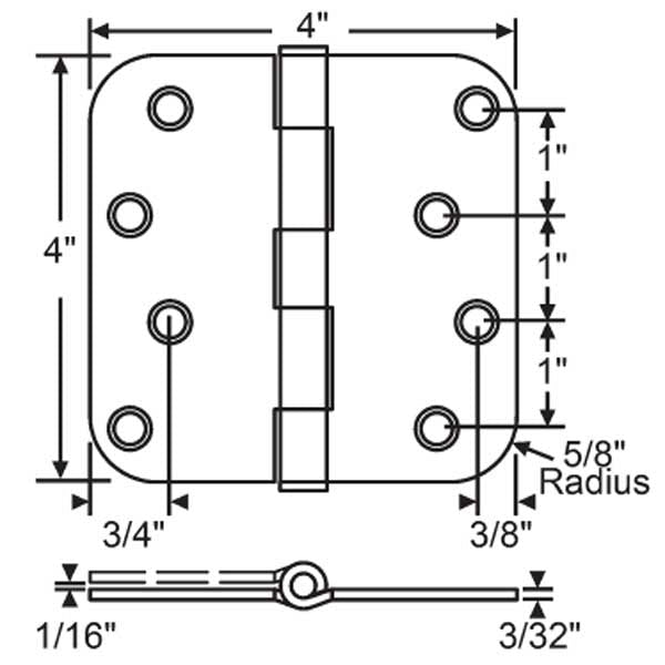 Hinge -Removable Pin 56-179snk
