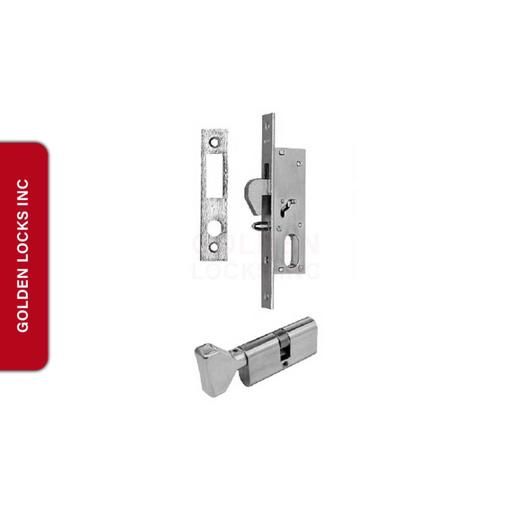 Iseo Mortise Lock and Cylinder 56-627CPBR-Plus